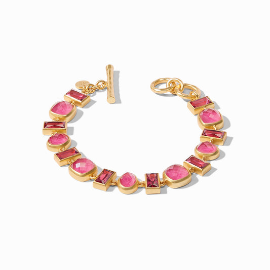 Antonia Tennis Bracelet-Iridescent Raspberry