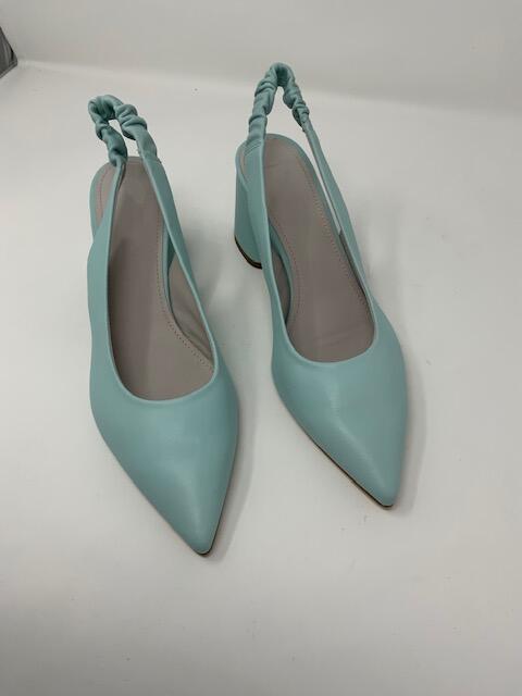 Sky Leather Sling Back Heel