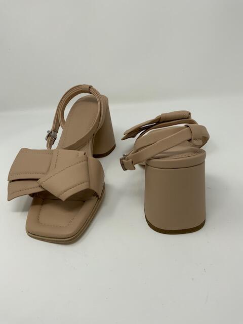 Tan Strappy Heel